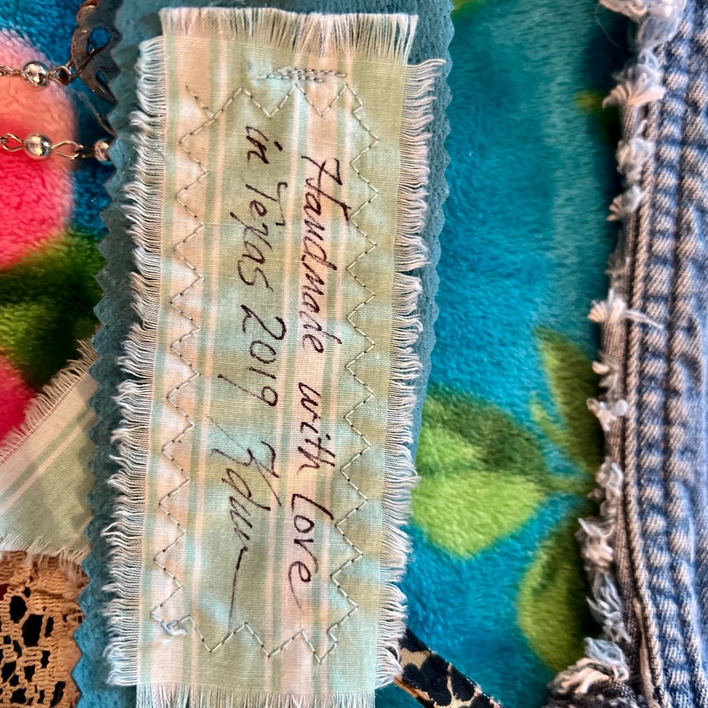 Bohemian Patchwork Hobo Bag tons of fringe adorned with lots of embellishment’s - Picture 8 of 8